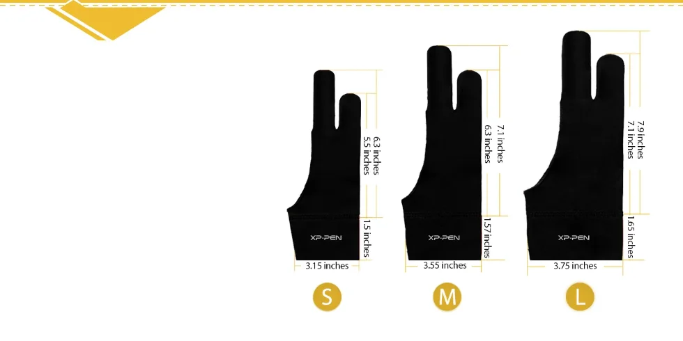 ถุงมือวาดรูป XPPen AC08