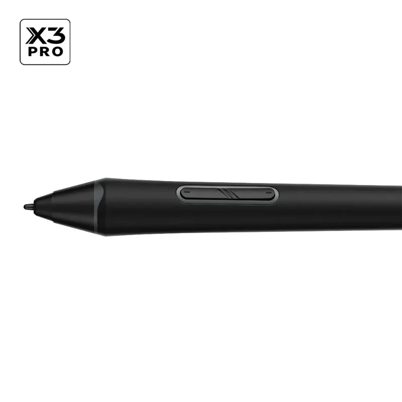 ภาพระยะใกล้ปุ่มคลิกด้านข้างของปากกา XPPen X3 Pro