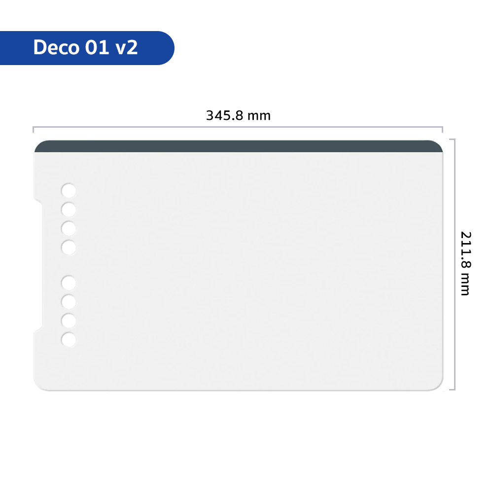 แผ่นรองวาด สำหรับ XPPen Deco 01 v2 / Deco 01 v3 แพ็ค 2 ชิ้น - Image 2